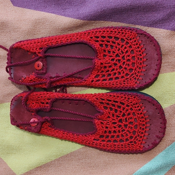 Lace-up Crochet Sandals, Etsy, Size 8 - Picture 5 of 5